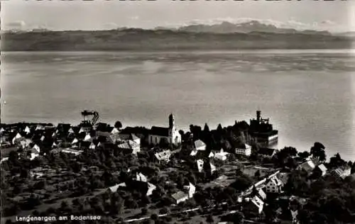 Ak Langenargen am Bodensee, Fliegeraufnahme