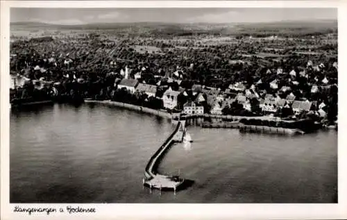 Ak Langenargen am Bodensee, Fliegeraufnahme