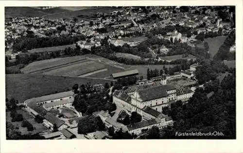 Ak Fürstenfeldbruck in Oberbayern, Fliegeraufnahme