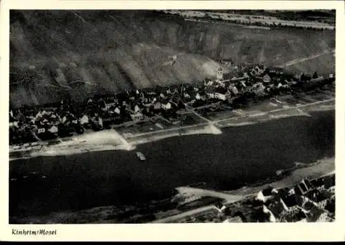 Ak Kinheim an der Mosel, Fliegeraufnahme
