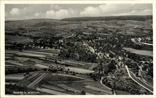 Ak Baiertal Wiesloch in Baden, Fliegeraufnahme