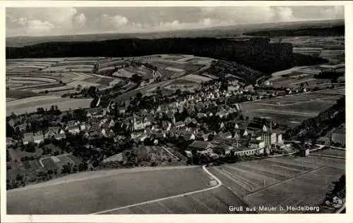 Ak Mauer in Baden, Fliegeraufnahme