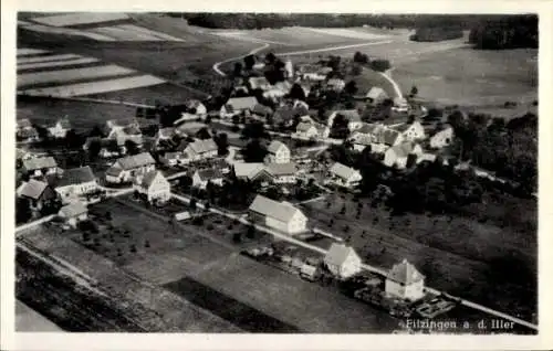 Ak Filzingen Altenstadt an der Iller, Fliegeraufnahme