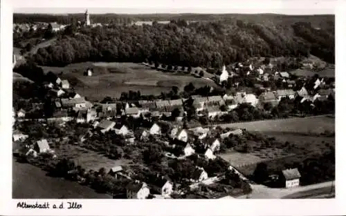 Ak Altenstadt an der Iller, Fliegeraufnahme