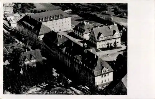 Ak Rottenmünster Rottweil am Neckar, Fliegeraufnahme