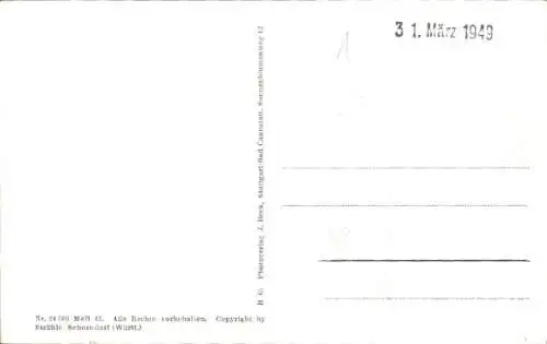 Ak Hebsack Remshalden in Württemberg, Fliegeraufnahme
