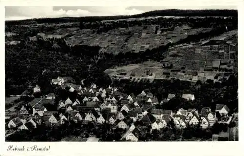 Ak Hebsack Remshalden in Württemberg, Fliegeraufnahme