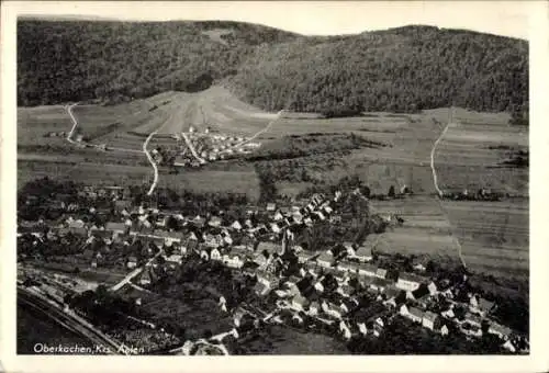 Ak Oberkochen Württemberg, Fliegeraufnahme