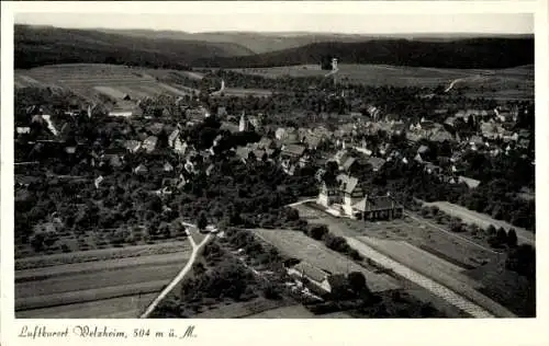 Ak Welzheim in Württemberg, Fliegeraufnahme
