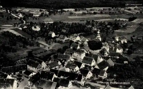 Ak Wüstenrot in Württemberg, Fliegeraufnahme