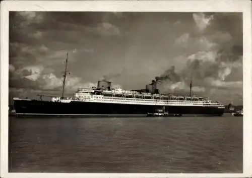 Ak Dampfschiff Bremen, Norddeutscher Lloyd Bremen, Ansicht Backbord