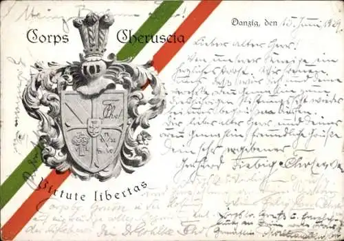 Studentika Ak Danzig, Corps Cheruscia, Wappen