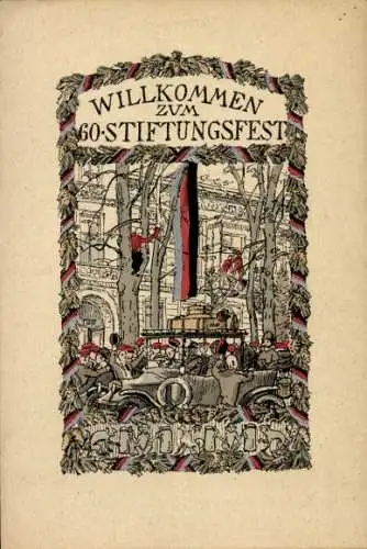 Studentika Ak Berlin, 60. Stiftungsfest, Corpsstudenten