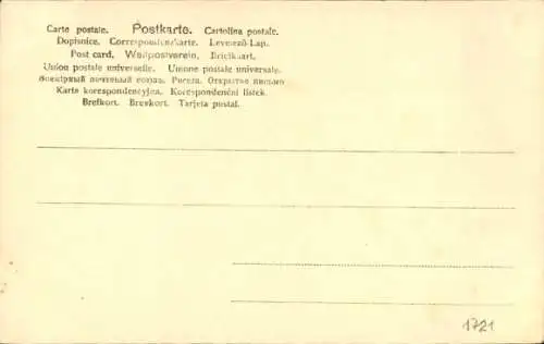 Ak Lörrach in Baden, Schützenhaus, Treppe