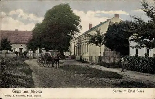 Ak Niebede Wachow Nauen im Havelland, Gasthof v. Ernst Senss