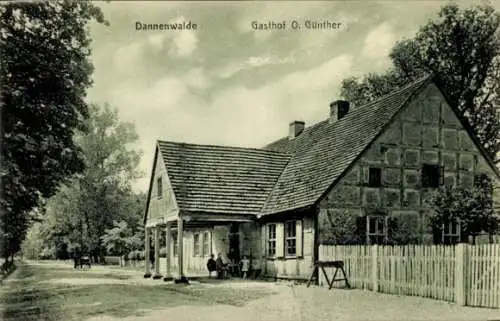 Ak Dannenwalde Gumtow Prignitz, Gasthof O. Günther
