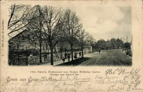 Ak Großziethen bei Rixdorf Schönefeld, Restaurant zum Kaiser Wilhelm Garten