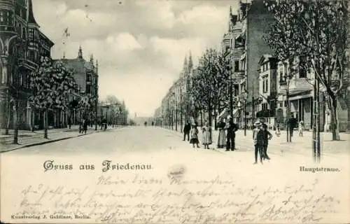 Ak Berlin Schöneberg Friedenau, Hauptstraße