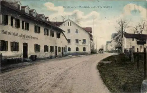 Ak Passau Auerbach in Niederbayern, Gasthof