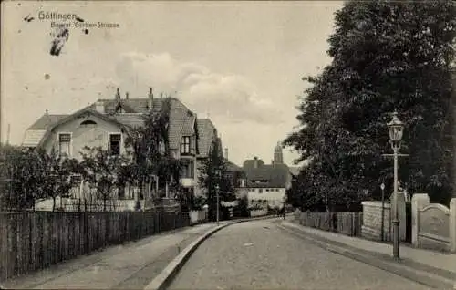 Ak Göttingen in Niedersachsen, Baurat Gerber-Straße