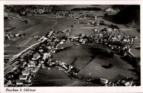 Ak Hausham in Oberbayern, Fliegeraufnahme