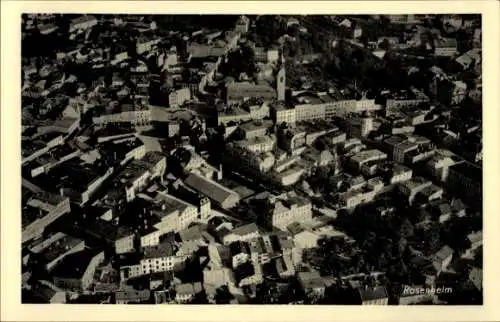 Ak Rosenheim Oberbayern, Fliegeraufnahme