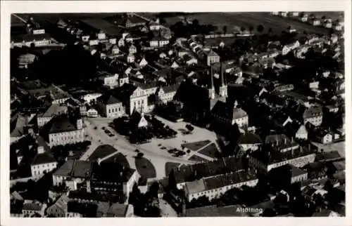 Ak Altötting in Oberbayern, Fliegeraufnahme