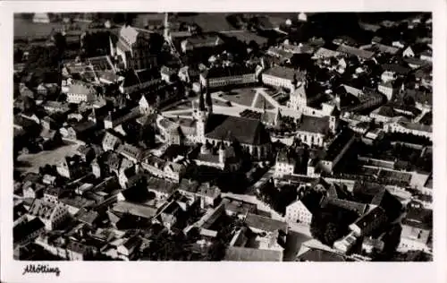 Ak Altötting in Oberbayern, Fliegeraufnahme