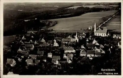Ak Spraitbach im Ostalbkreis, Fliegeraufnahme