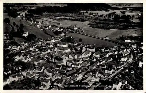 Ak Immenstadt im Allgäu Schwaben, Fliegeraufnahme