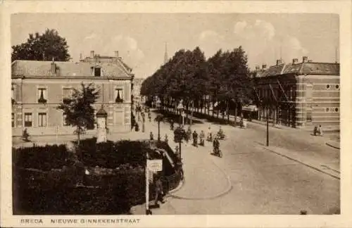 Ak Breda Nordbrabant Niederlande, Nieuwe Ginnekenstraat