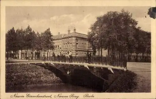 Ak Breda Nordbrabant Niederlande, Nieuwe Ginnekenstraat, Nieuwe Brug