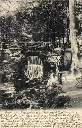 Ak Eberswalde in der Mark, Gruss aus  Franse (distr. Wasserfall)
