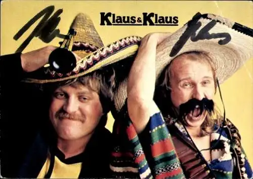 Ak Klaus & Klaus, Autogramme