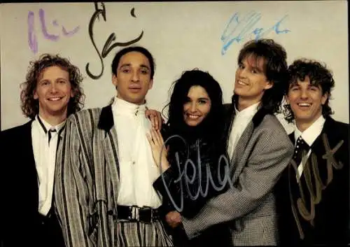 Foto Band Wind, Portrait, Autogramm