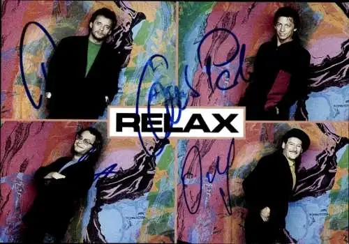 Foto Band Relax, Autogramme