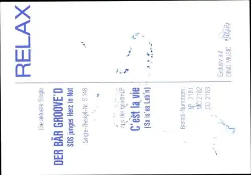 Foto Band Relax, Autogramme