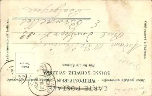 Ak Brünigbahn, Passhöhe, Zahnradbahn