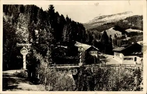 Ak Österreichischer Grenzgasthof, Walserschanz, Inh. Karl und Maria Fritz