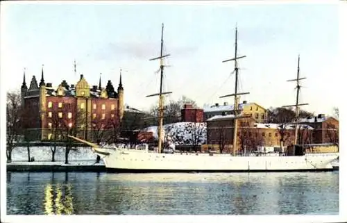 Ak Af Chapmann, schwedisches Segel Vollschiff