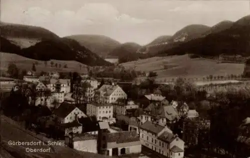 Ak Sokołowsko Görbersdorf Schlesien, Oberdorf
