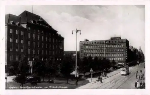 Ak Gliwice Gleiwitz Oberschlesien, Wilhelmstraße