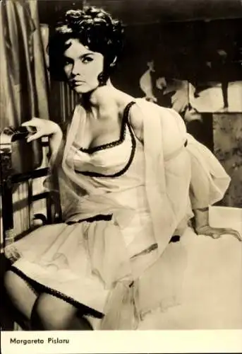 Ak Schauspielerin Margareta Pislaru, Portrait, Der Tunnel