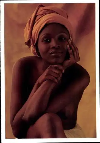 Ak Nackte Frau, Portrait, Erotik