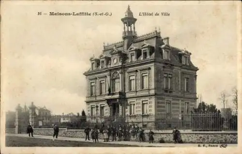 Ak Maisons Laffitte Yvelines, Rathaus