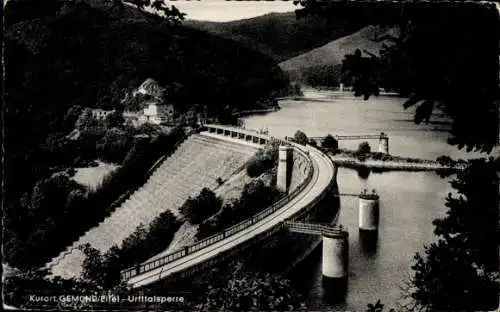 Ak Talsperre in der Eiffel, Urfttalsperre