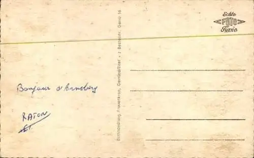 Ak Talsperre in der Eiffel, Urfttalsperre