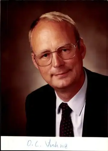 Foto Politiker Olaf Cord Dielewicz, Oberbürgermeister der Stadt Flensburg, Autogramm