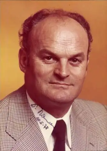 Foto Politiker Hugo Hammans, Autogramm