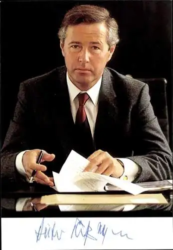 Ak Politiker Dieter Pützhofen, Oberbürgermeister der Stadt Krefeld, Autogramm